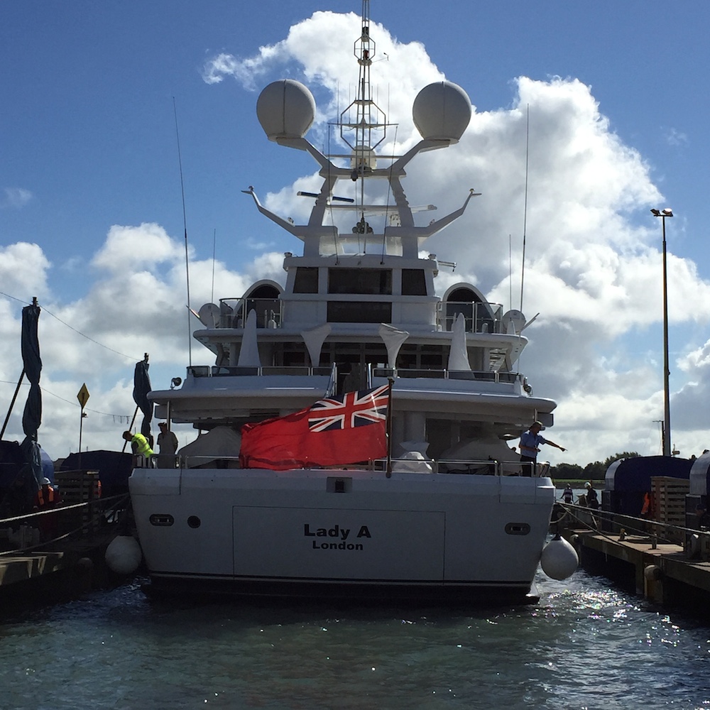 Image for article Burgess Marine to refit Lord Sugar's 'Lady A'